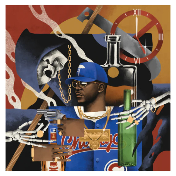 It's Five O'Clock Somewhere LP Mickey Diamond Bronze / Black Color Vinyl Record - Picture 2 of 2